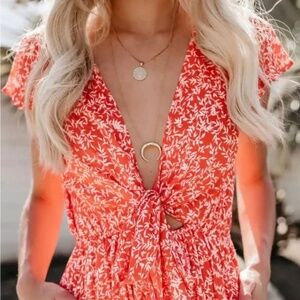 NWOT Vici Kissed By the Sun High Low Dress